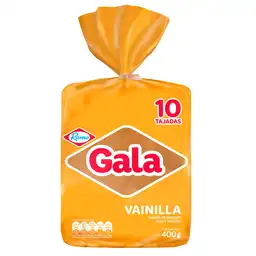 Gala Ponqué en Tajadas Sabor Vainilla 