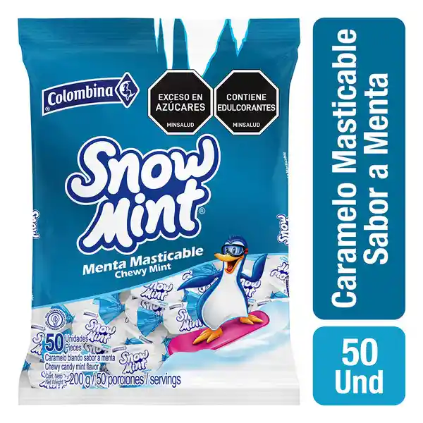 Snow Mint Caramelo Menta Masticable