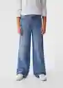 Jean Wide6 Tejano Niñas Medio Talla 7 Mango