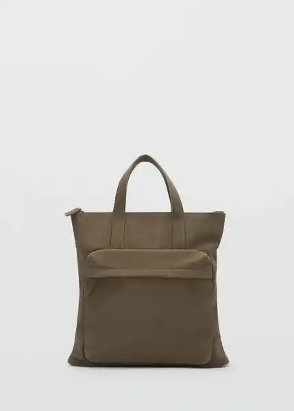 Mochila Totepack Khaki Talla 99 Hombre Mango