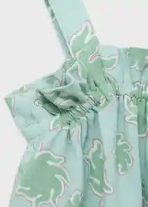 Blusa Audrey Verde Pastel Talla 11 Niña Mango