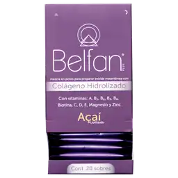Belfan Colágeno Hidrolizado en Polvo con Acai 