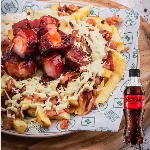 Combo Papas Cochinas + Coca Cola Sin Azúcar 400 ml