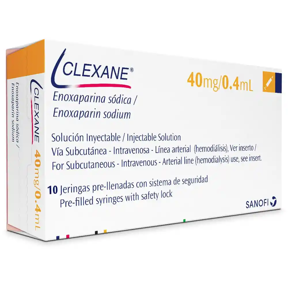 Clexane Anticoagulante (40 mg) Solución Inyectable