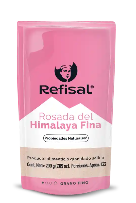 Refisal Sal Rosada Himalaya Fina Grano Fino 