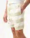 Bermuda Lines Swimwear Beige Hoja Claro Talla XL Chevignon
