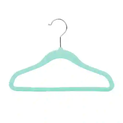 Pack 5 Colgadores Kids Terciopelo Menta