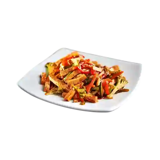 Chop suey con tofú