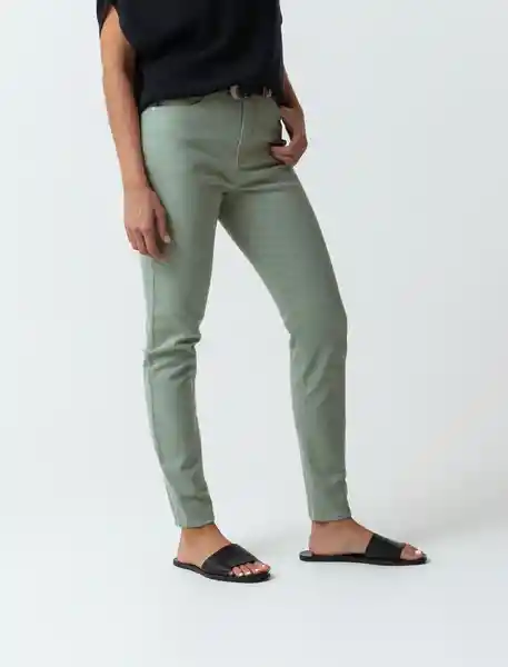 Pantalón Ceres Mujer Verde Eucalipto Claro T.4 433F381 Naf Naf