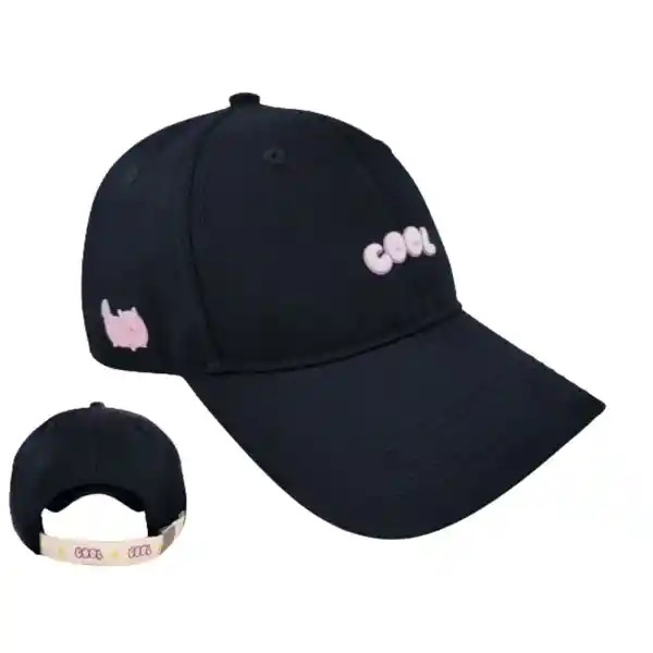 Gorra de Béisbol Serie Ajolote Tierno Negro Miniso