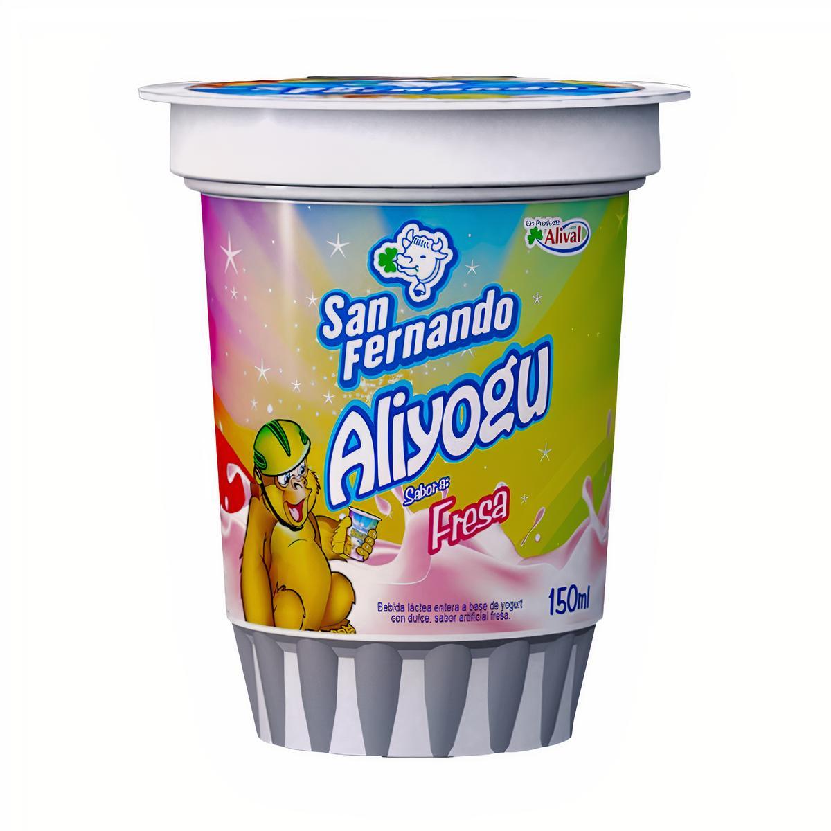 Bebida Lactea San Fernando Vaso Fresa 150 mL