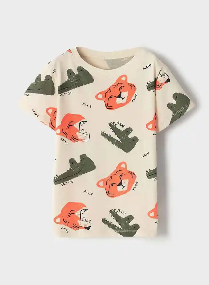 Camiseta Camiseta 3t-beige/est