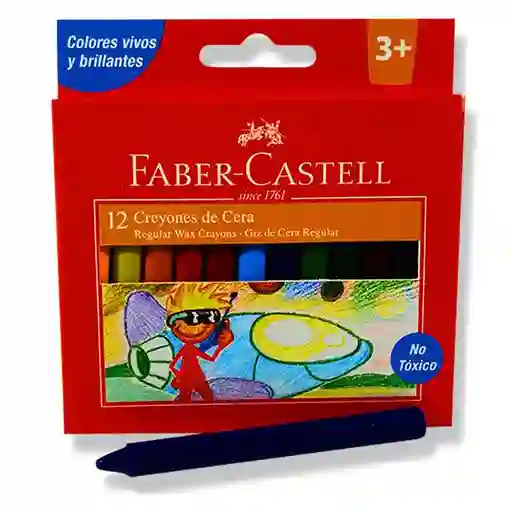 Faber Castell Crayon de Cera de Colores
