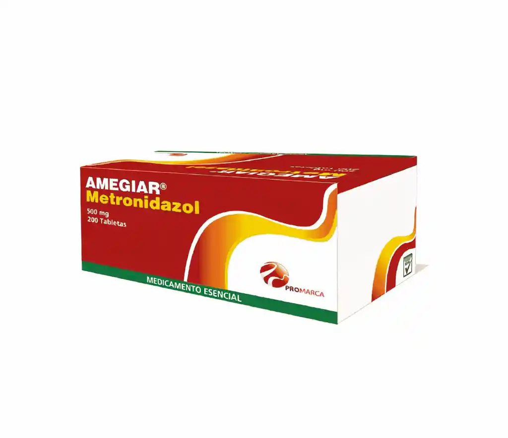 Amegiar Caja 200 Tabletas 500 mg