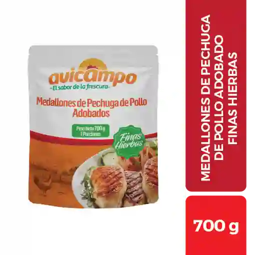 Avicampo Medallón de Pechuga Finas Hierbas