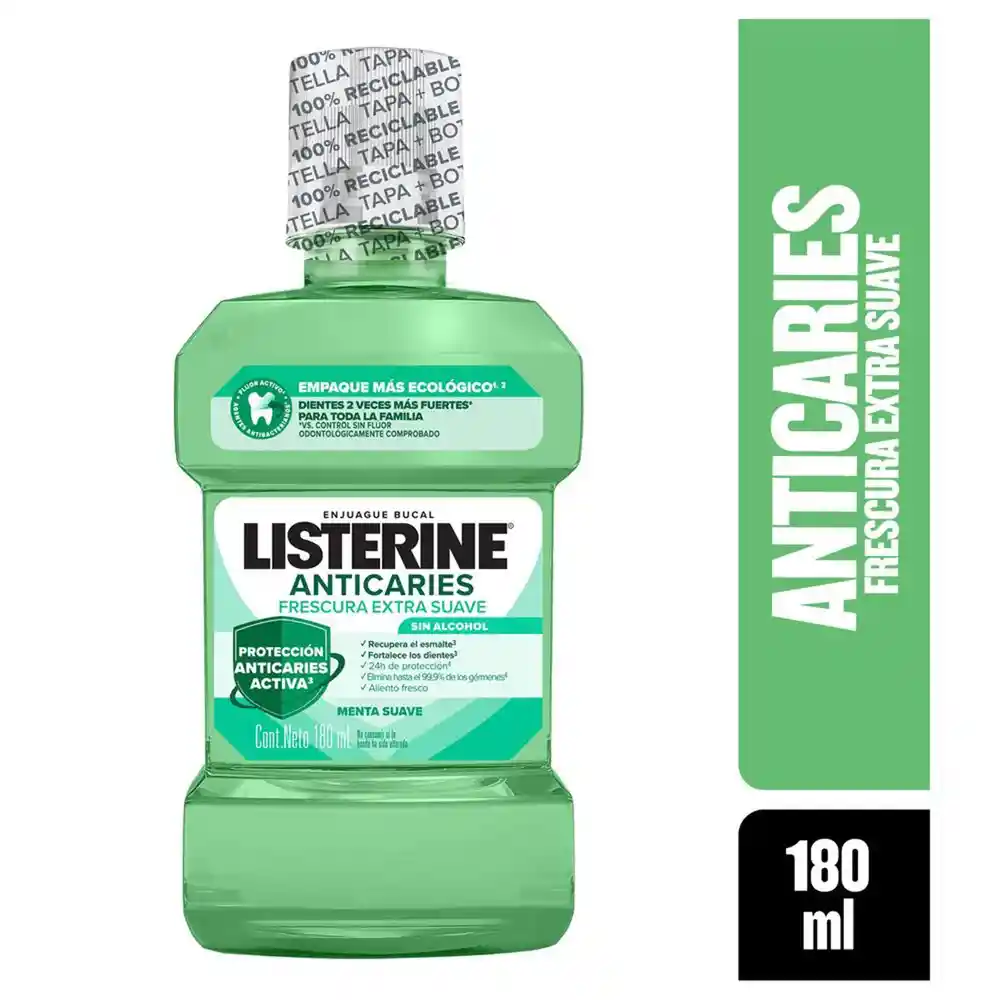 Enjuague Bucal LISTERINE Anticaries Zero 180 ML