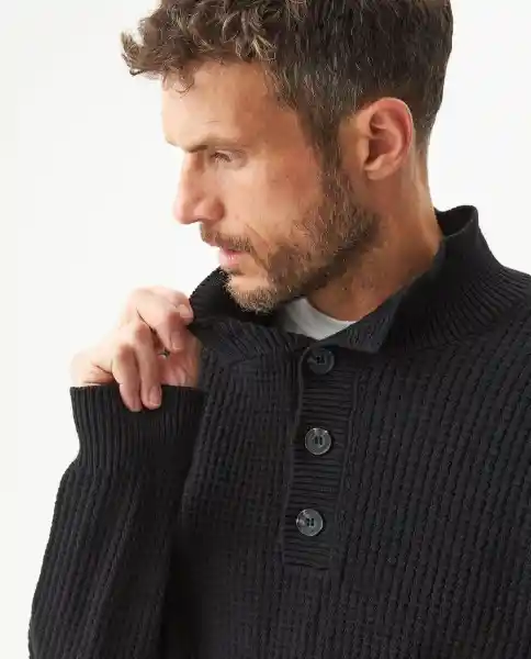 Suéter Winter Masculino Negro Sombrío Ultraoscuro TL Chevignon