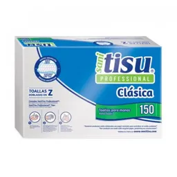 Sanitusu Sanitisu Toallas Para Manos Dobladas en Z - 150 Hojas