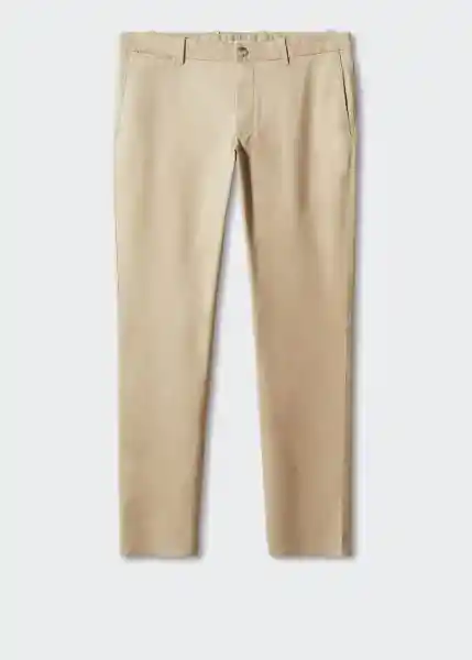 Pantalón Barna Beige Talla 38 Hombre Mango