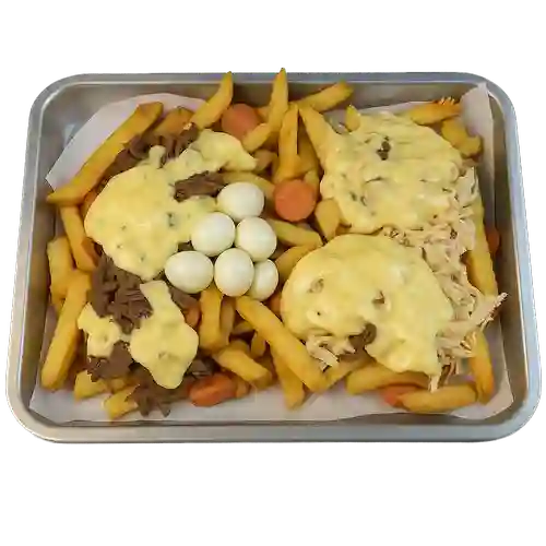 Salchipapa Medio Fat