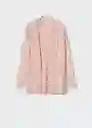 Cardigan Alma-W Rosa Pastel Talla L Mujer Mango