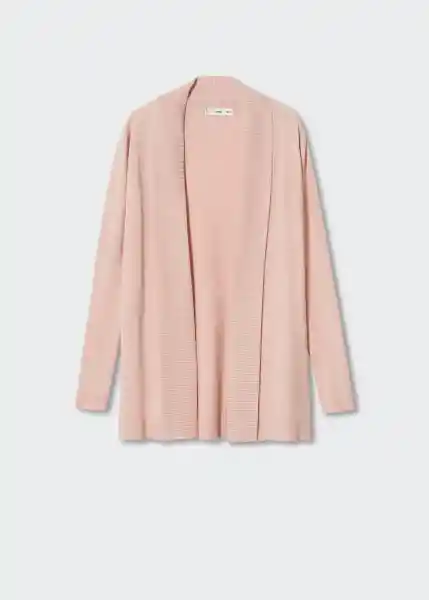 Cardigan Alma-W Rosa Pastel Talla L Mujer Mango