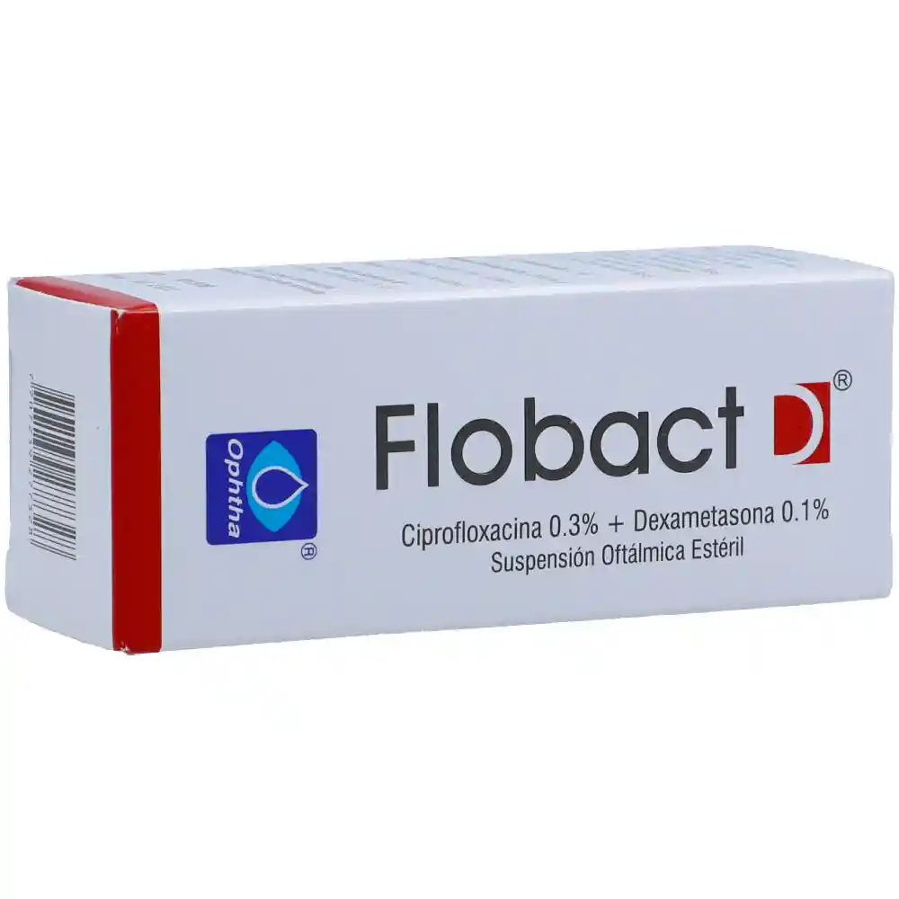 Flobact D Suspensión Oftálmica (0.3 %/ 0.1 %)