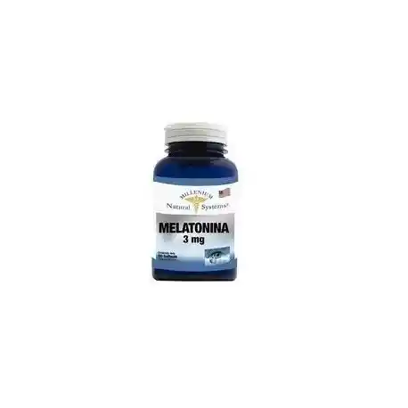 NATURAL SYSTEMS Melatonina Suplemento Alimenticio (3 Mg) Capsulas