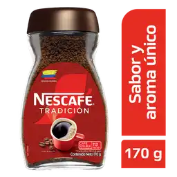 Café instantáneo NESCAFÉ Tradición x 170g