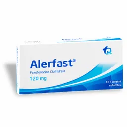 Alerfast (120 mg) 10 Tabletas