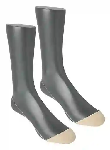 Calcetin Puntera Sling Back X2 Punto Blanco 723901