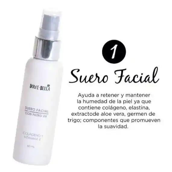 DOLCE BELLA Suero Facial Colágeno y Vitamina E
