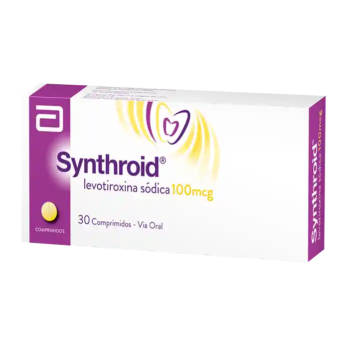 Synthroid Lafrancol 100 Mcg 30 Tabletas