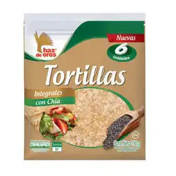 Haz De Oros Tortillas Integrales con Chía