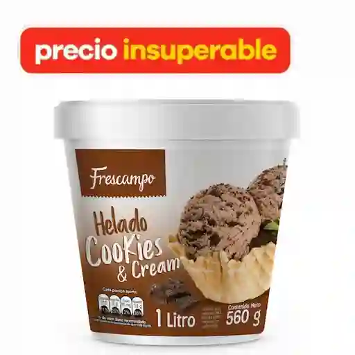 Cream Helado Frescampo Cookies