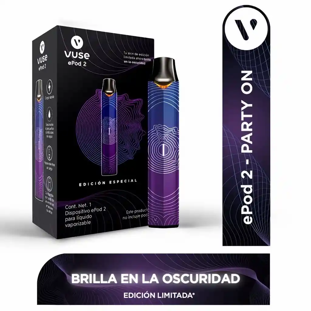 Vuse Epod Black Party On Edición Especial