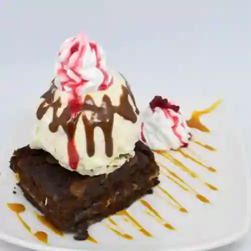 Brownie con Helado