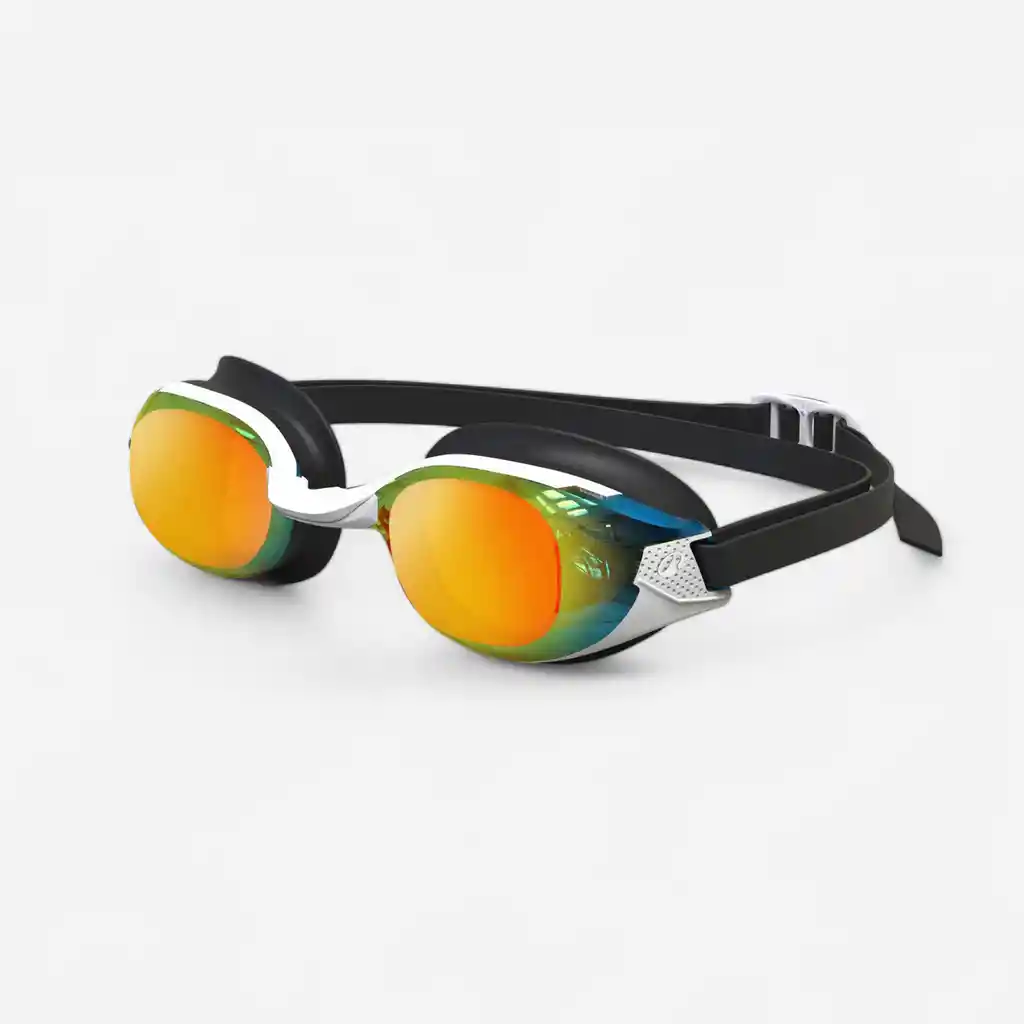 Gafas de Natación Lente Espejo Unisex Nabaiji 500 - Naranja