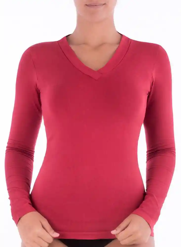 Camiseta Microfibra L-rojo