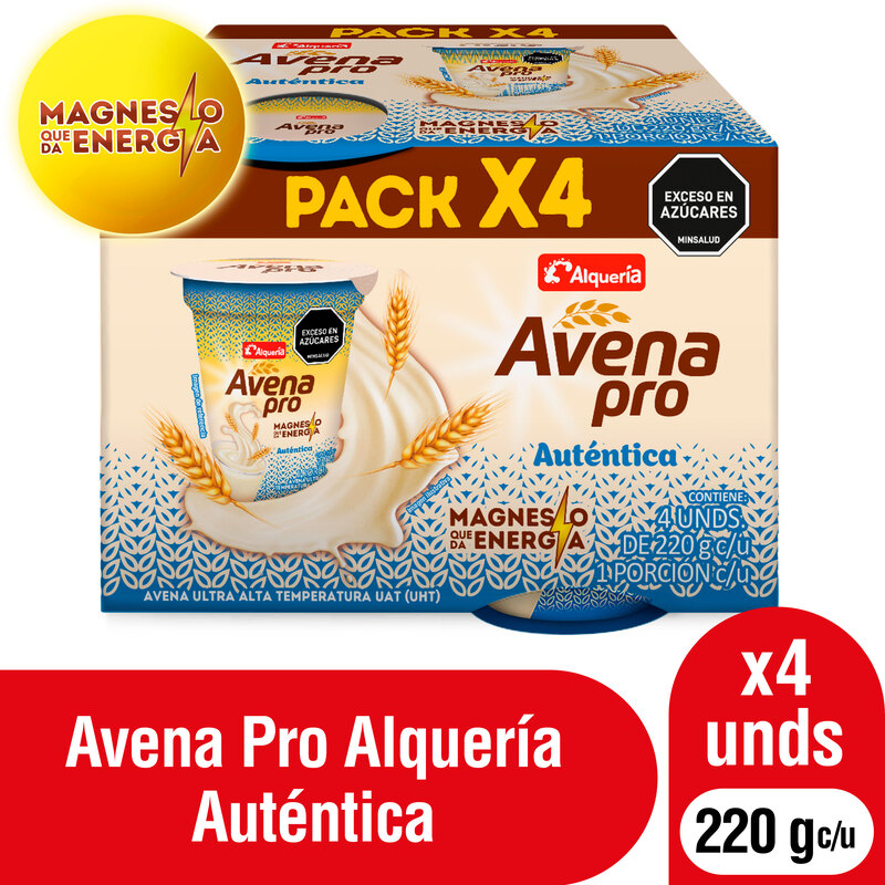 Alqueria Avena Pro Autentica Vaso 880 g