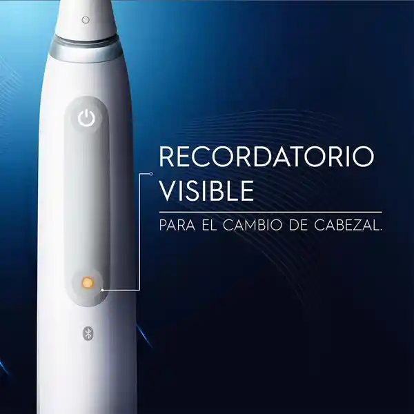 Oral B iO Series 4 Cepillo de Dientes Eléctrico Cabezal Redondo Sensor de Presión Mango Ergonómico y Estuche Blanco