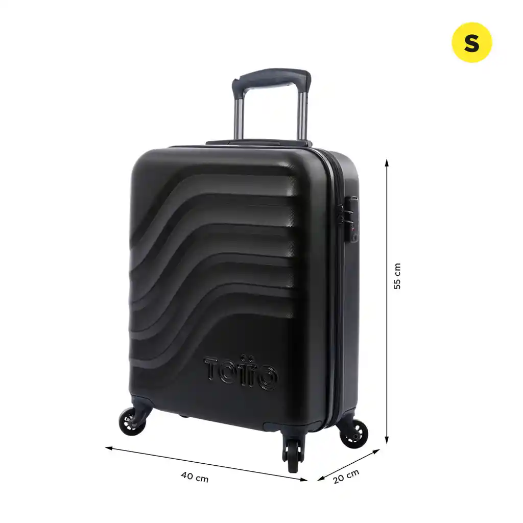 Maleta de Cabina 360 Bazy S Negra