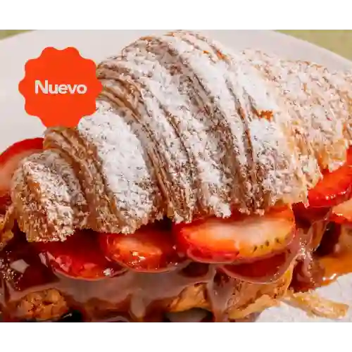 Croissant Mante Fresas y Nutella