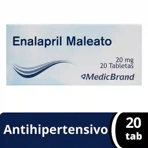 Enalapril Maleato Tabletas