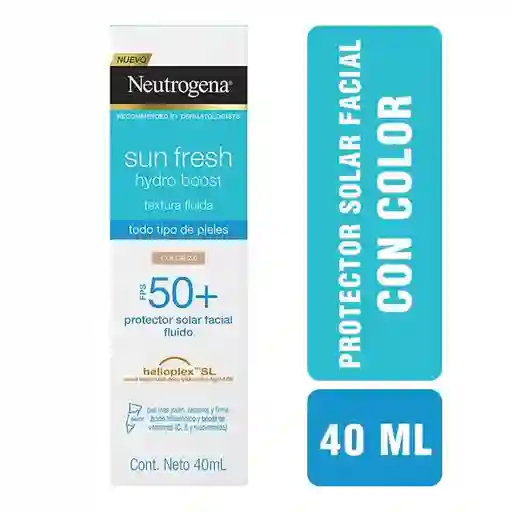 Neutrogena Sun Fresh Hydro Boost Color 2.0 FPS 50+ 40mL