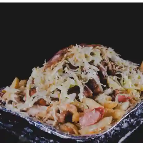 Salchipapa Marimonda Mona Sin Butifarra