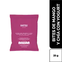 Hatsu Sanck Mango Chía Cubiertos Con Yogurt 25 g