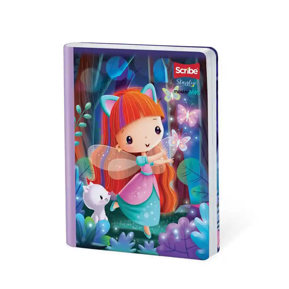 Cuaderno Starglow Master Mas Rayado 50 Hojas Cosido Scribe