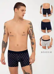 Boxer Ajustado Pqt Hombre L - Surtido