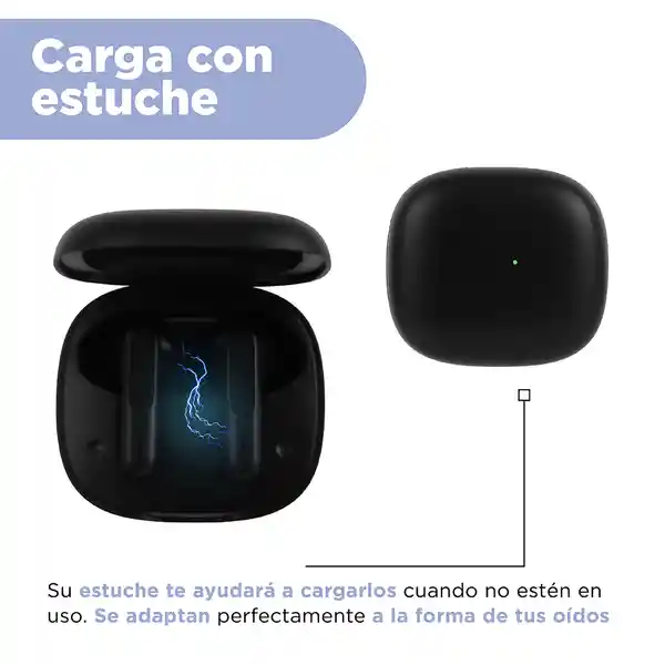 Audífonos Tws Half In-Ear Modelo M2 Serie Negro Miniso